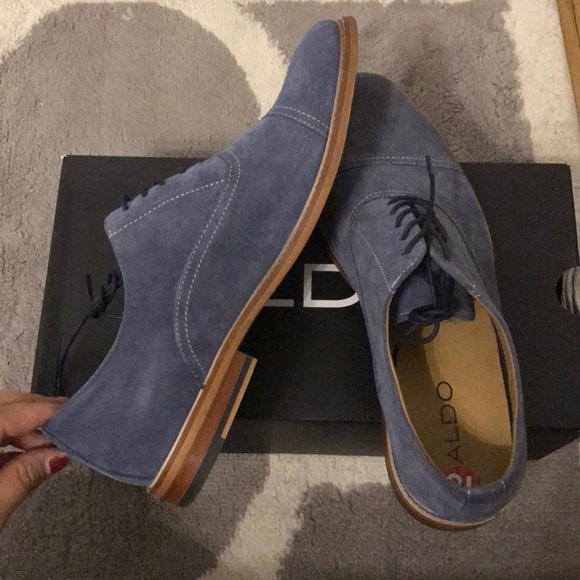 Men’s Suede Oxford shoes, Size 10 main image 4